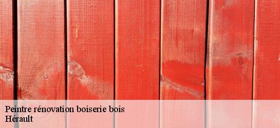 Peintre rénovation boiserie bois Hérault 