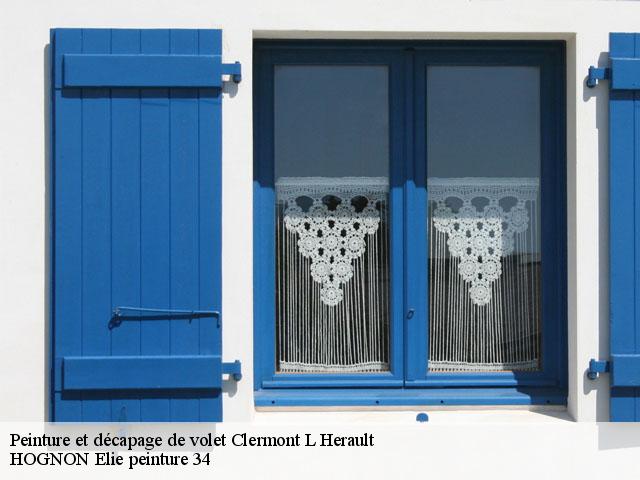 Peinture et décapage de volet  clermont-l-herault-34800 HOGNON Elie peinture 34