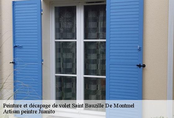 Peinture et décapage de volet  saint-bauzille-de-montmel-34160 Artisan peintre Juanito