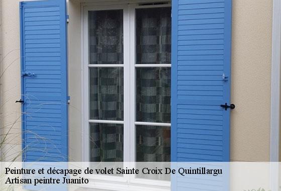 Peinture et décapage de volet sainte-croix-de-quintillargu-34270 Artisan peintre Juanito