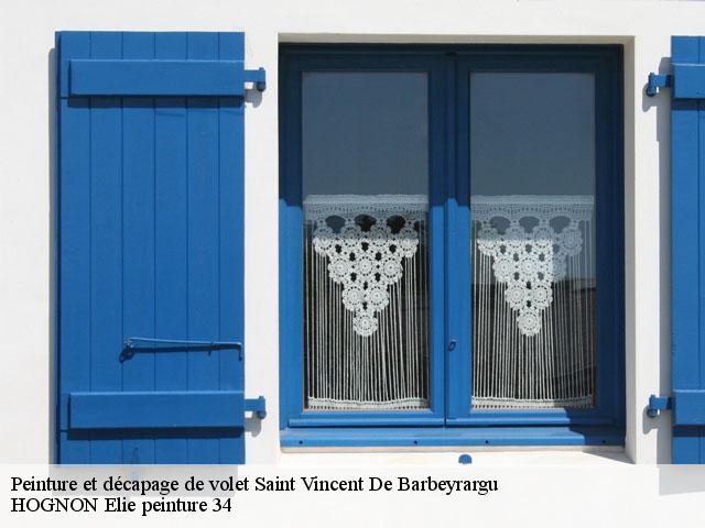 Peinture et décapage de volet  saint-vincent-de-barbeyrargu-34730 HOGNON Elie peinture 34