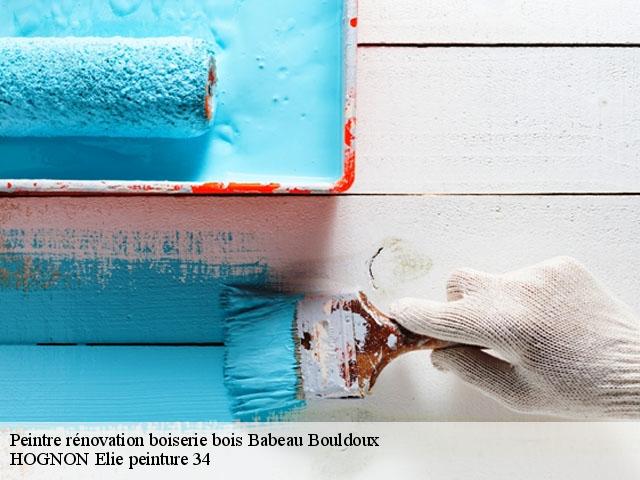 Peintre rénovation boiserie bois  babeau-bouldoux-34360 HOGNON Elie peinture 34