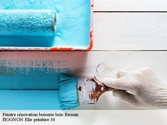 Peintre rénovation boiserie bois  bessan-34550 HOGNON Elie peinture 34