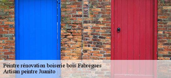 Peintre rénovation boiserie bois  34690