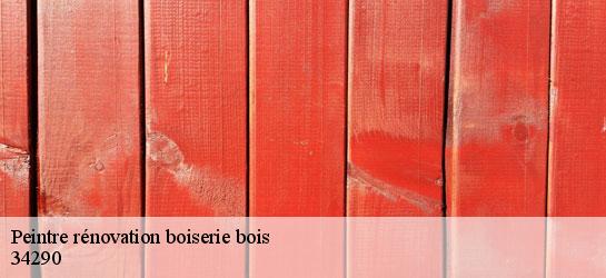 Peintre rénovation boiserie bois 34290