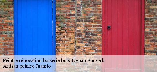 Peintre rénovation boiserie bois  34490