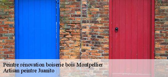 Peintre rénovation boiserie bois  34000