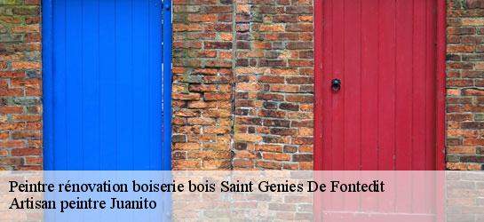 Peintre rénovation boiserie bois 34480