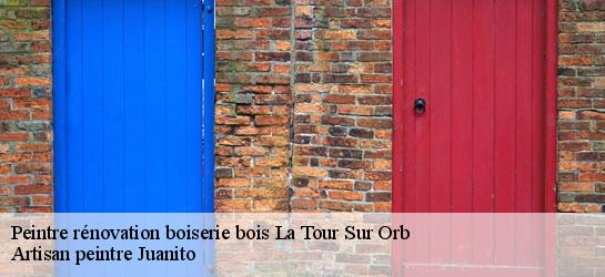 Peintre rénovation boiserie bois 34260