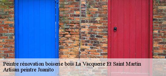 Peintre rénovation boiserie bois 34520