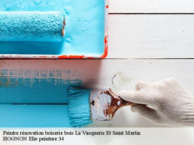 Peintre rénovation boiserie bois  la-vacquerie-et-saint-martin-34520 HOGNON Elie peinture 34