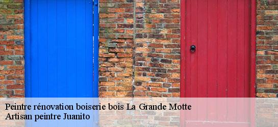 Peintre rénovation boiserie bois 34280