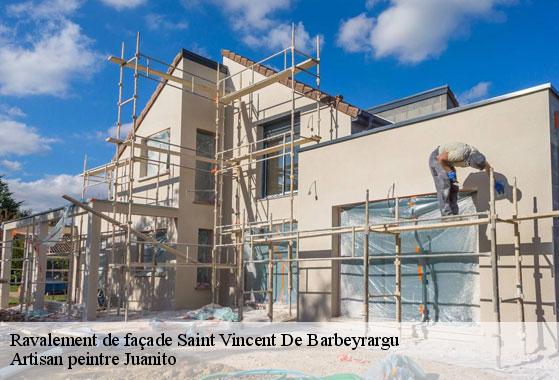 Ravalement de façade  saint-vincent-de-barbeyrargu-34730 Artisan peintre Juanito