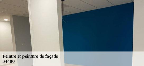 Peintre et peinture de façade 34480