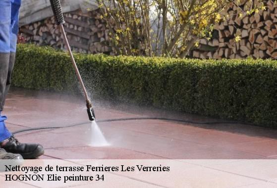 Nettoyage de terrasse  ferrieres-les-verreries-34190 HOGNON Elie peinture 34