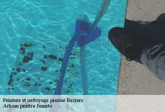Peinture et nettoyage piscine  beziers-34500 Artisan peintre Juanito