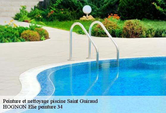 Peinture et nettoyage piscine  saint-guiraud-34725 HOGNON Elie peinture 34