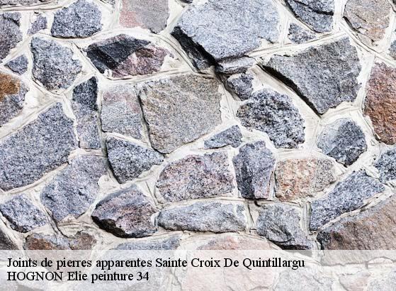 Joints de pierres apparentes  sainte-croix-de-quintillargu-34270 HOGNON Elie peinture 34