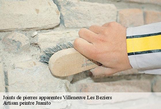 Joints de pierres apparentes  villeneuve-les-beziers-34420 Artisan peintre Juanito